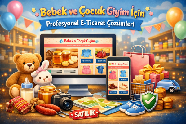 Bebek ve Çocuk Giyim İçin Profesyonel E-Ticaret Çözümleri