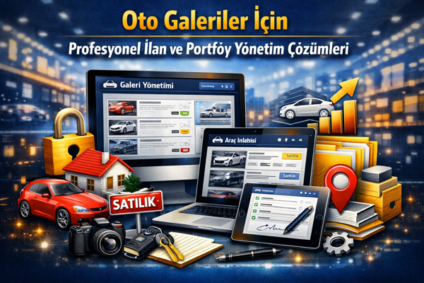 Oto Galeriler İçin Profesyonel İlan ve Portföy Yönetim Çözümleri